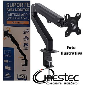 Suporte Monitor Articulado Para Mesa 13-32 (MXT)