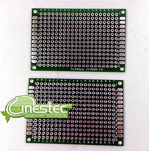 PLACA PADRAO ILHA DESLIGADA DUPLA FACE 08X12CM