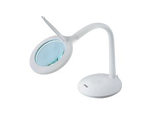 LUPA DE MESA LED BIVOLT  5X  HL-210