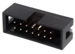 CONECTOR BOX HEADER 14 VIAS 180 graus