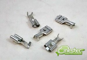 TERMINAL FASTON FEMEA 2,8MM SEM TRAVA  A DEZENA