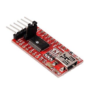 SHIELD MODULO CONVERSOR MINI USB PARA RS232 TTL FT232RL