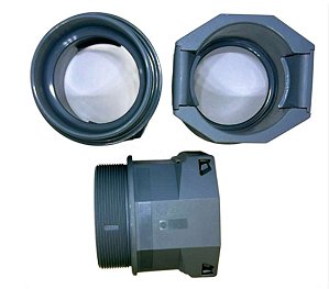 TERMINAÇÃO RETA ENGATE RAPIDO P/ CORRUGADO NW50 - M63 x 1,5 CZ