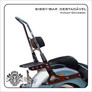Sissy Bar Destacável Alto SOFTAIL (Deluxe / Heritage até 2017) Harley-Davidson