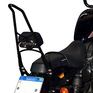 Sissy Bar Fixo Alto para SOFTAIL (Blackline) Harley-Davidson