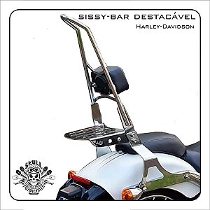 Sissy Bar Destacável Alto SOFTAIL (Breakout / Fat Boy 2018 acima) Harley-Davidson
