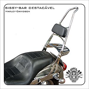 Sissy Bar Destacável Alto DYNA (Low Rider / Super Glide) Harley-Davidson
