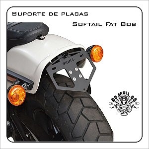 Suporte de Placa SOFTAIL (Fat Bob 2018 acima) Harley-Davidson