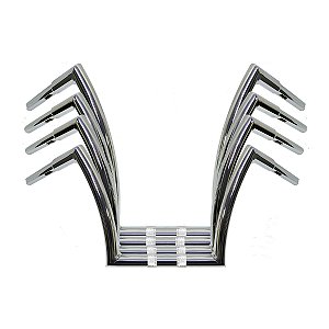Guidão APE HANGER Seca Sovaco (Curvo 1.1/4" - sem redução no Riser) para Harley-Davidson