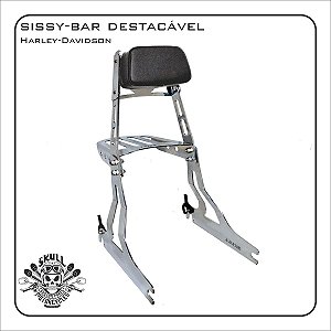 Sissy Bar Destacável Baixo SOFTAIL (Deluxe/Heritage até 2017) Harley-Davidson