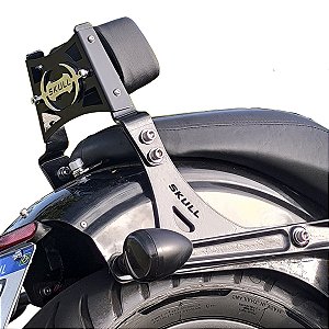 Sissy Bar Fixo Baixo para DYNA (Low Rider, Super Glide) Harley-Davidson