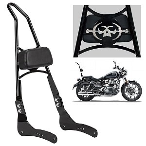 Sissy Bar Fixo Alto para SUPER METEOR 650 Royal Enfield