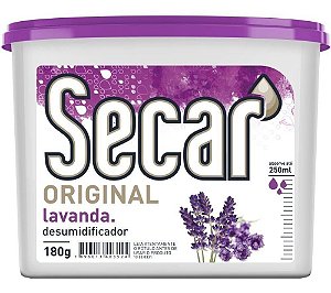 Kit C/ 12 Unid. Desumidificador Antimofo Lavanda - Secar - 180g