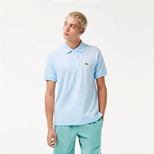 Polo Lacoste Slim - Azul Bebê