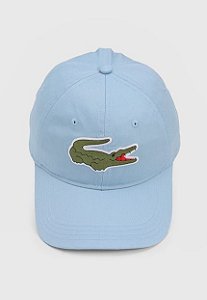 Boné Lacoste Big Croc Aba Curva Logo Frontal