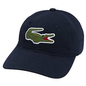 Boné Lacoste Big Croc - Azul Marinho