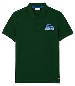 Polo Lacoste Especial Crocodilo Timbrado