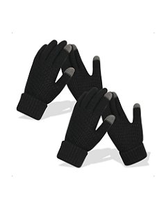 Kit 2 Pares de Luva Touch Screen Inverno