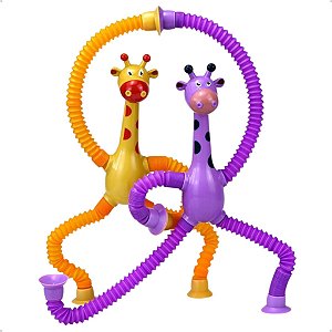 Kit 2 Pop It Girafa Estica e Gruda Anti-Stress Infantil