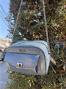 Bolsa/ Azul Céu e Preto/ Orcade