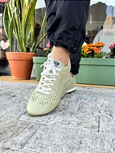 Tênis Casual/ Street/ Lima; Branco; Golden/ Sua Cia