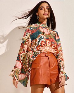 Bata Cashmere Flower Laranja/ Murau