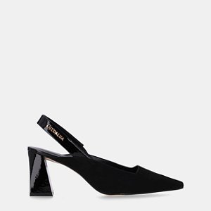 Slingback Cervo Preto/ Luz da Lua