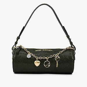 Bolsa Baguete Couro Snake/ Jorge Bischoff