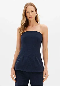 Blusa Alongada Sem Alças/ Lança Perfume