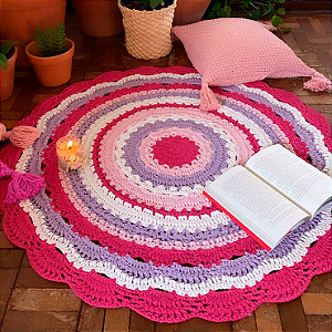 Tapete Mandala Fúcsia  - 1,20 mt