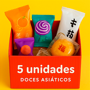 Box Surpresa Doces Asiáticos - 5 unidades