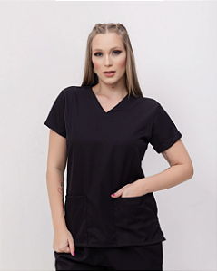 Conjunto Scrub Básico Gabardine Preto
