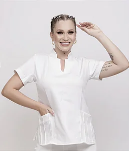 Conjunto Scrub Dalila Off/Branco