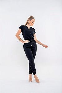 Conjunto Scrub Julia Preto