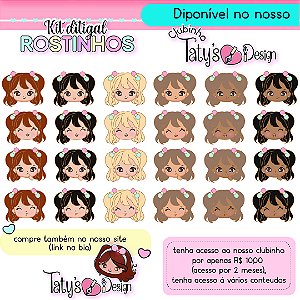 kit digital rostinhos