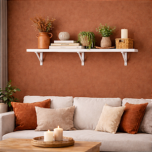 Prateleira Mdf 120x40 Mão Francesa - Decoração