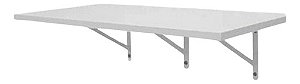 Prateleira Decoração 120x30 Mdf Branca Mão Francesa