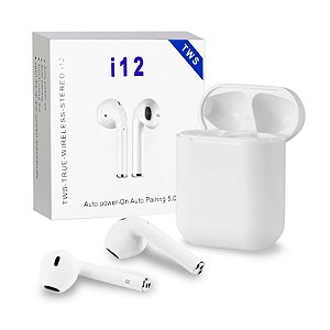 Fone Bluetooth I12 V5.0 Tws Touch – True Wireless Stereo