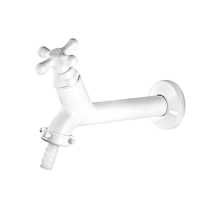 TORNEIRA JARDIM/TANQUE ABS 10CM MARUJA BRANCA VIQUA 1130922