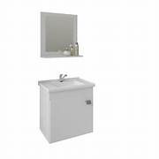 GABINETE MADEIRA MGM IRIS 44CM BRANCO