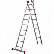 ESCADA EXTENSIVEL 9X2 DEGRAUS ALUMINIO ESC0618 BTF