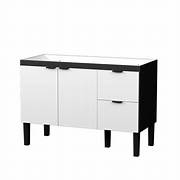 BALCAO COZIMAX COLIBRI 1.20MT BRANCO+PRETO