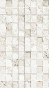 REVESTIMENTO HD 32X57 PRISMA CARRARA CERAL VENDA POR CAIXA, caixa com 2,22M2