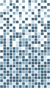 REVESTIMENTO HD 32X57 VITRAL AZUL CERAL VENDA POR CAIXA, caixa com 2,22M2