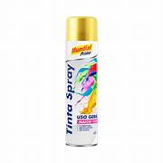 TINTA SPRAY MUNDIAL DOURADO METALICA 400ML