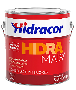 TINTA ESMALTE SINTETICO HIDRAMAIS 3,0L PLATINA HIDRACOR