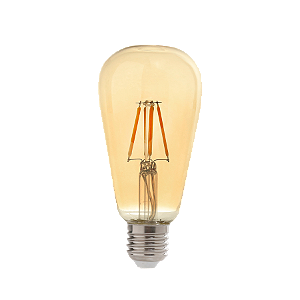 LAMPADA LED FILAMENTO 4W 2.2K ST64 KIAN