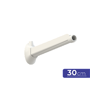 CANO PARA DUCHA ZAGONEL 30CM BRANCO