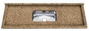 PIA MARMORE CUBA INOX 1.20MT AM. GRANPEL