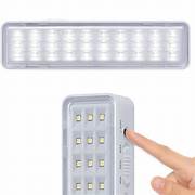 Luminária De Emergência Luz 30 Leds Slim Bivolt